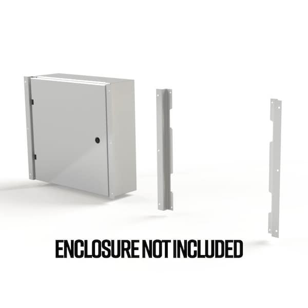 Frame, 1.08 in L x 19.85 in H x 2.43 in W, Steel